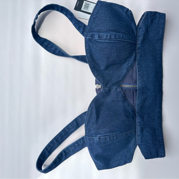 SALE‼️NEW AFRM Lavera Top in Dark Lancer Wash - Picture 5 of 9